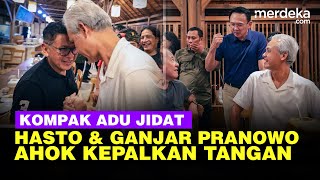 Download lagu Momen Kompak Hasto PDIP & Ganjar Pranowo Adu Jidat, Ahok Berdiri Kepalkan Tangan mp3