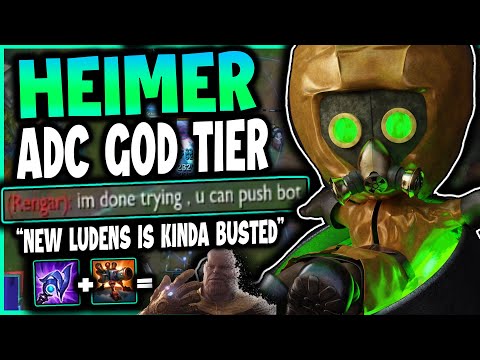 Heimerdinger is the NEW GOD OF BOTLANE in Season 11? GO-GO GIGA LUDENS TEMPEST! - League of Legends
