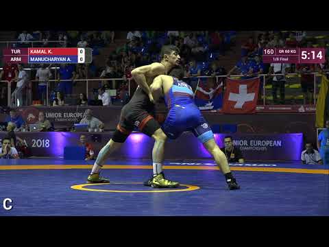 1/8 GR - 60 kg: K. KAMAL (TUR) v. A. MANUCHARYAN (ARM)
