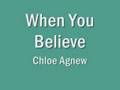 When You Believe by Chloe Agnew 