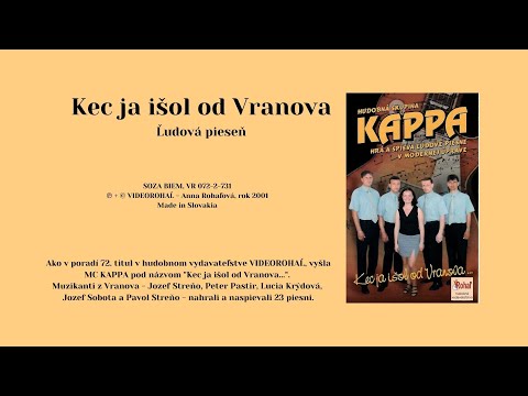 KAPPA 1, Kec ja išol od Vranova,  ľudová, publisher VIDEOROHAĽ