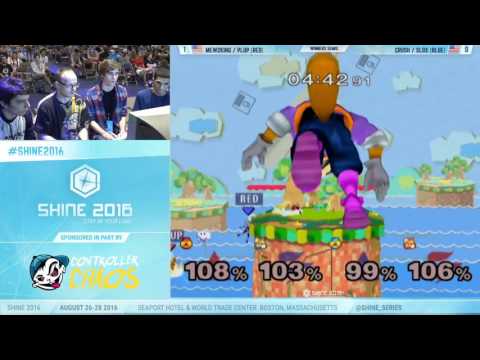Shine 2016 - Crush/Slox vs M2K Plup SSBM Doubles WS