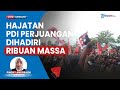 Hadirkan Dangdut OM Adella Jawa Timur Hajatan Rakyat PDI Perjuangan Di Cilacap Berlangsung Meriah