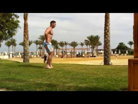 Micha doing KICKSTART´13 (38x Training 1)