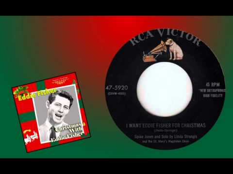 SPIKE JONES & LINDA STRANGIS - I Want Eddie Fisher for Christmas (1954)
