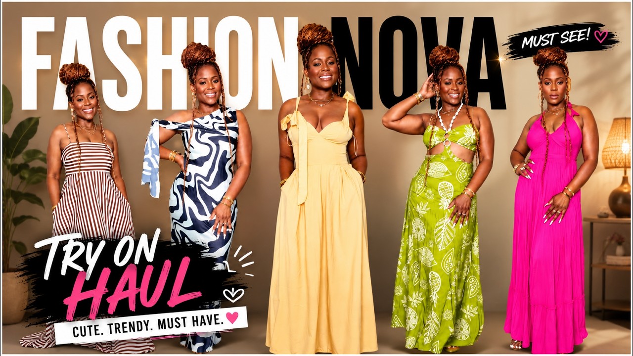 NEW @FashionNova Dress Haul 😍 | These Dresses Are Everything!