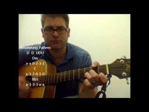 How to play "In The Air Tonight" by Phil Collins on acoustic guitar (Made Easy)