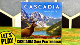 CASCADIA Board Game Solo Playthrough | Published by AEG