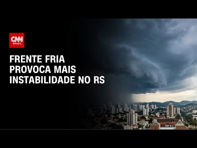 Previsão do tempo: frente fria provoca mais instabilidade no RS | CNN NOVO DIA