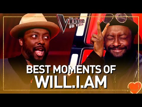 Our 10 FAVORITE moments of coach WILL.I.AM in The Voice