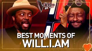 Our 10 FAVORITE moments of coach WILL.I.AM in The Voice