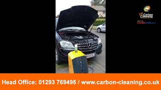 Mercedes ML270 2-stage engine carbon cleaning service