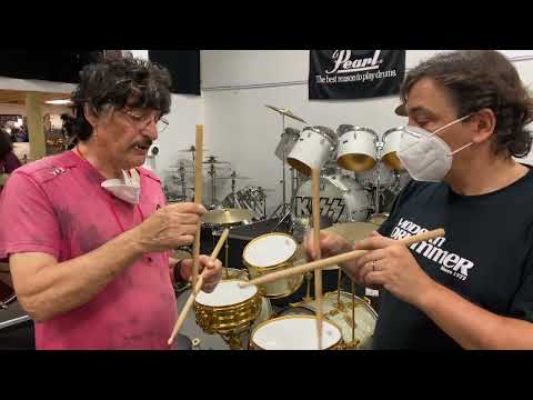 Carmine Appice Stick Trick teaching David Frangioni as used by Buddy Rich