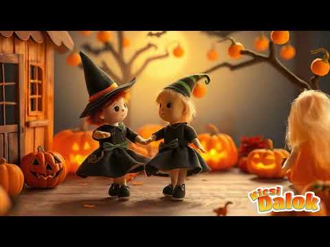 🎃 Tök-Tök Kicsi Tök 🎃 táncolós HALLOWEEN dal gyerekeknek 🕷️
