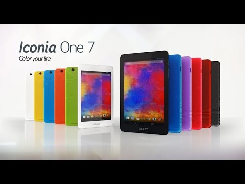 Acer Iconia One 7 tablet (B1-750) - Color your life (features & highlights)