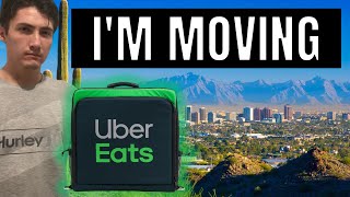 My Final Phoenix Uber Eats Shift - I'm Moving!