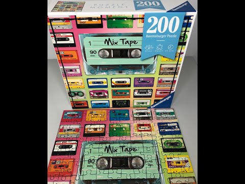 Ravensburger Puzzle Mix Tape 200 timelapse