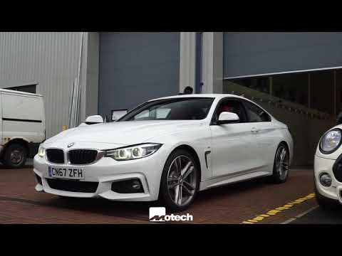 BMW F32 440i Remus cat back chrome tips Motech Performance