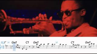 Bye Bye Blackbird - Miles Davis solo transcription