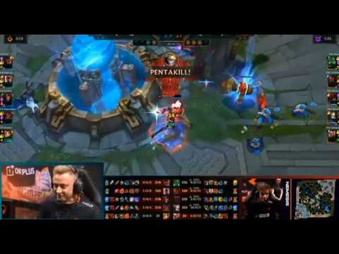 FNC Rekkles Ezreal with the Wonderful Pentakill vs RGE | By Global Esports