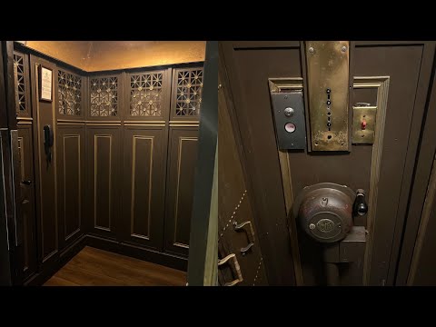 AMAZING 1926 MANUALLY CONTROLLED OTIS TRACTION ELEVATOR @ Hotel St. Michel, Coral Gables, FL