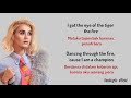 Roar Katy Perry Lirik Lagu Terjemahan