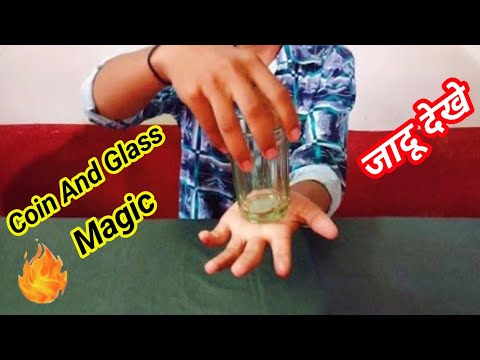 Mana Khan | How to Push the Coin Trough The Glass - Magic #Coin #Glass 🔥🔥🔥