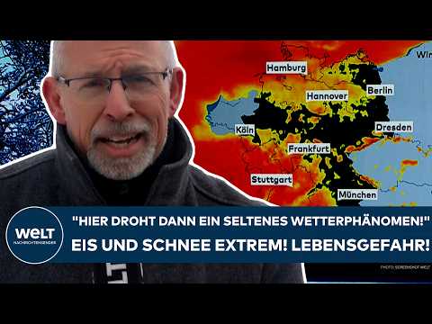 DEUTSCHLAND: "Hier droht dann ein seltenes Wetterphänomen!" Akute Warnung! Achtung Lebensgefahr!