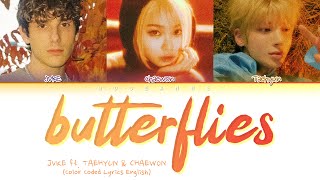 Download lagu JVKE butterflies (ft. TAEHYUN of TXT, KIM CHAEWON of LE SSERAFIM) Lyrics (Color Coded Lyrics) mp3