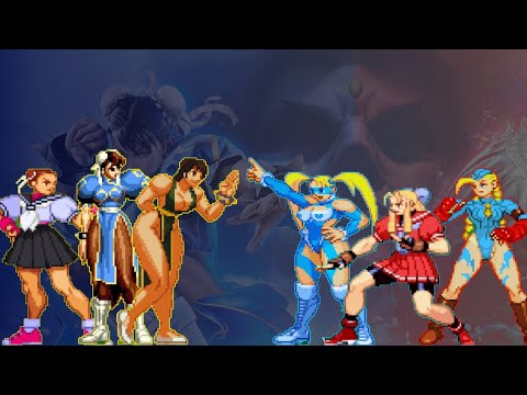 Chun-Li vs Cammy Team (Insane AI) | Street Fighter IV