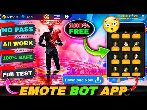 FREE EMOTE APP 😱 ALL EMOTES UNLOCK?! FULL TRUTH REVEALED (NO PASS, NO DIAMOND)