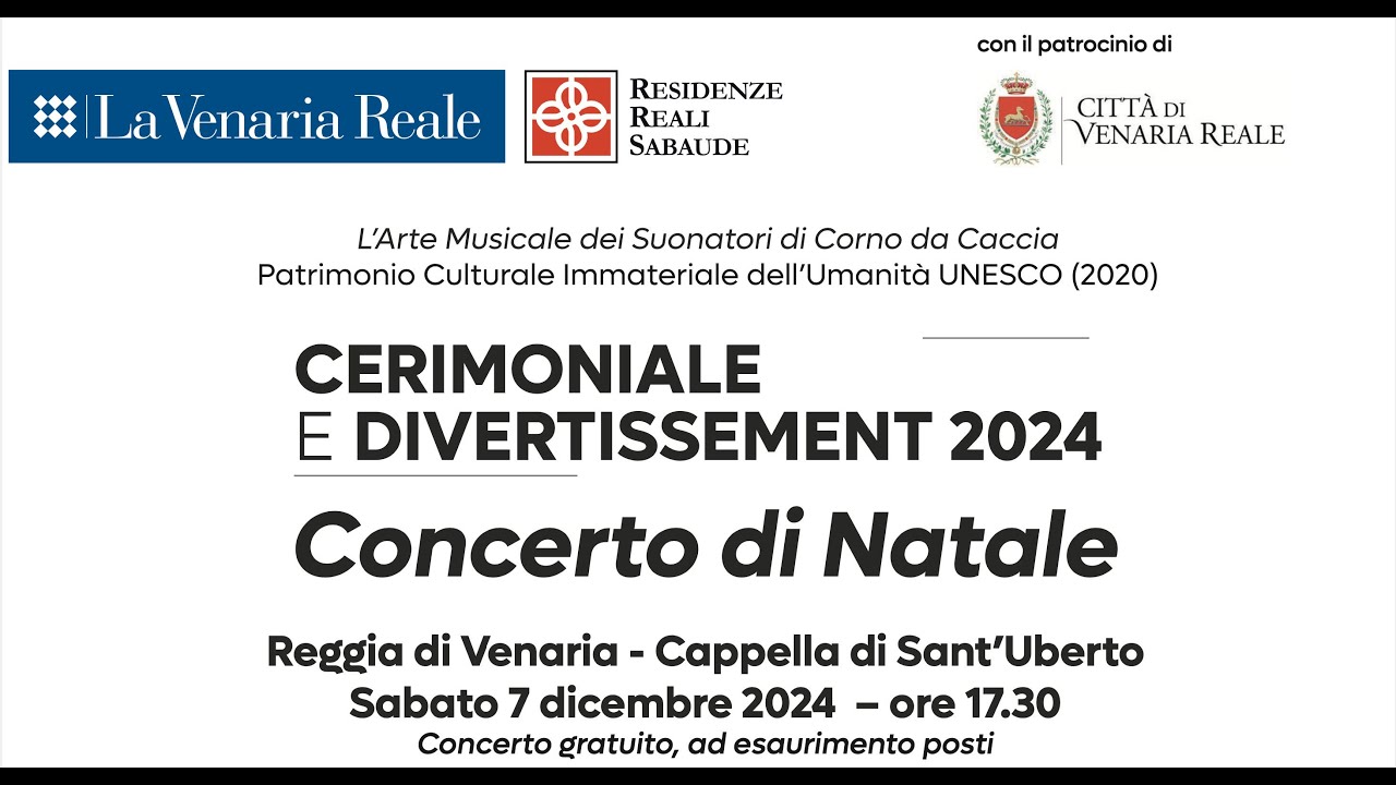 CERIMONIALE E DIVERTISSEMENT 2024 - Concerto di Natale