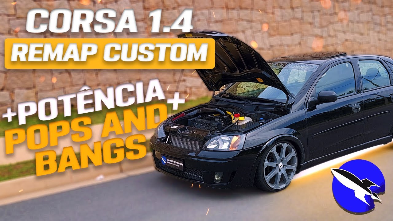 Corsa 1.4 Remap custom, Ganho de potência + Pops and Bangs