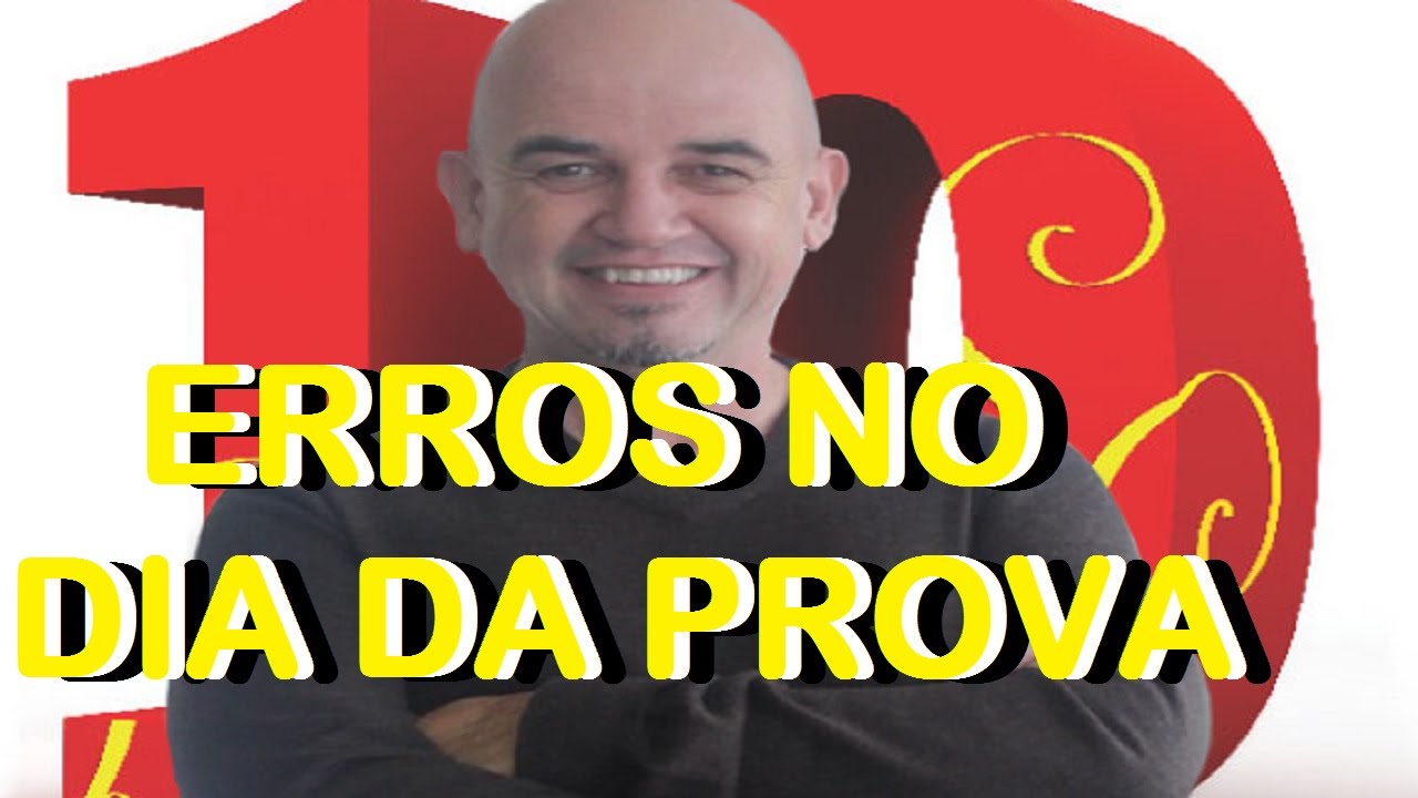 10 Erros no Dia da Prova Concurso Público