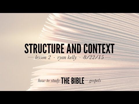 Ryan Kelly, "Structure and Context" - Lesson 2