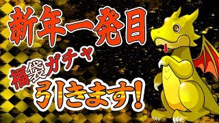 【パズドラ】お正月なので新年のあいさつと福袋ガチャを引いてみました！【ぺくと】