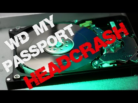 Western Digital My Passport Datenrettung: WD Festplatte klickt nachdem sie heruntergefallen ist