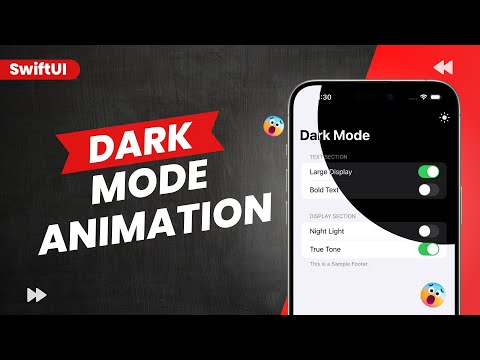 SwiftUI: Telegram Dark Mode Animation Challenge - iOS 17 - Xcode 15 thumbnail