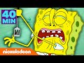 SpongeBob | 40 minuten de meest pijnlijke momenten uit Bikinibroek! | Nickelodeon Nederlands