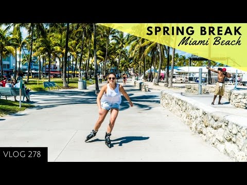 South Beach Miami during Spring Break - Miami Travel Vlog - SOBE Travel Guide - Vlogger