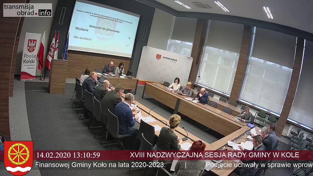 Zdjęcie do XVIII Sesja Rady Gminy Koło