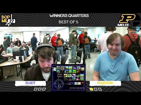 BOPME 27: SSBM Singles Winners Quarters: Suidt (Fox) vs Majersk (Falcon)