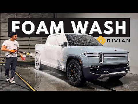 Thumbnail for Rivian R1T Foam Wash - Exterior Auto Detailing (Satisfying ASMR) by Rivian