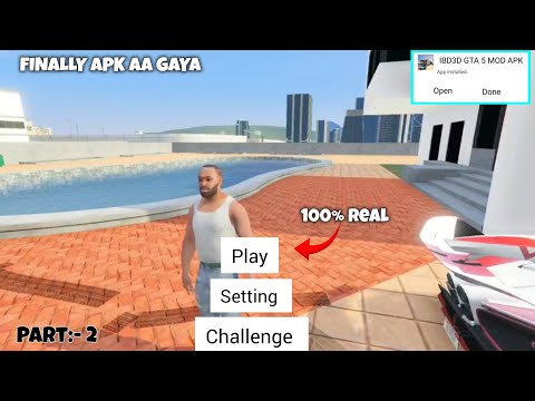 Finally! 🤩 Ibd3d gta 5 mod apk aa gaya 🤯🤑| how to download ibd3d gta v apk in Indian Bike Driving 3D