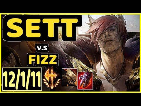 HOLDER (SETT) vs FIZZ - 12/1/11 KDA MID GAMEPLAY - KR Ranked GRANDMASTER