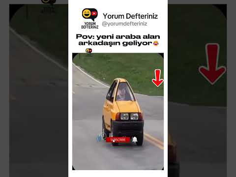 Bu kadar küçük araba mı varmış😂