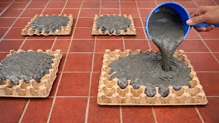 Pour cement into a Egg Tray and see what most people don't even imagine happens! Creation Daily