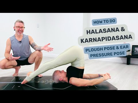 How to do Halasana & Karnapidasana | Plough Pose & Ear Pressure Pose in Ashtanga Yoga