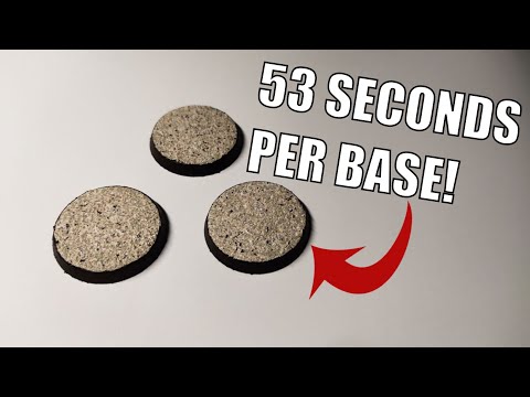 I Made Super Fast Miniature Bases with Textured Spray Paint