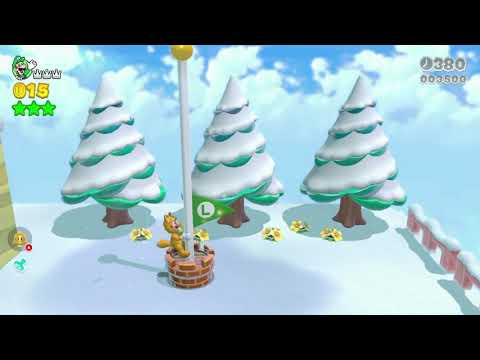 Super Mario 3D World (Switch) 6-5 Speedrun - Time: 20 (Former WR)